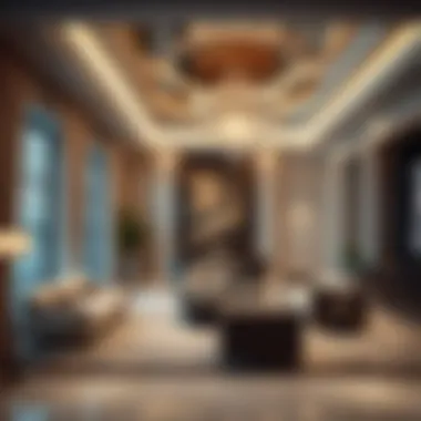 Luxurious Interior of 8 Palm Jumeirah Luxurious interior of a residence in 8 Palm Jumeirah