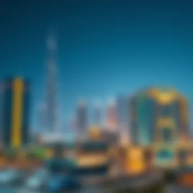 Modern Architecture of Al Dana 1 Stunning skyline of Al Dana 1 showcasing modern architecture