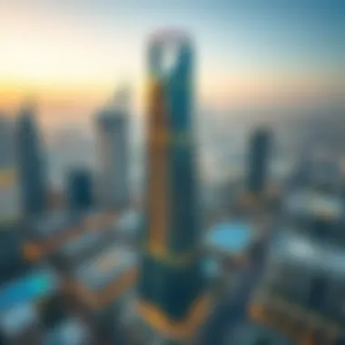 Panoramic View of Al Garhoud Star Building Panoramic view of Al Garhoud Star Building in Dubai