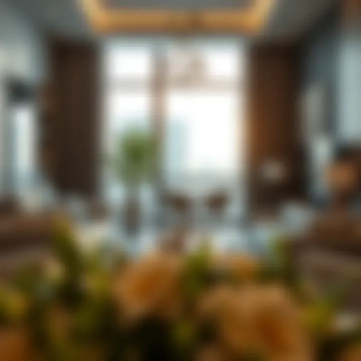 Interior design highlighting modern living spaces in Al Khail Gate Building 33