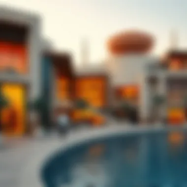 Innovative Architecture of Al Seef Architectural marvel showcasing modern and traditional design