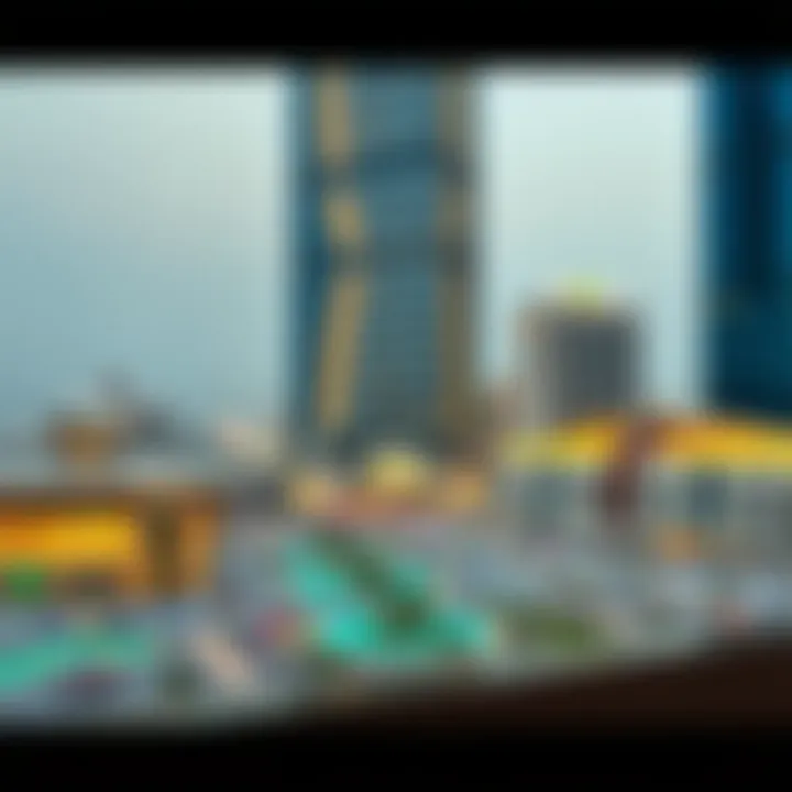 Strategic location map of Alqana in Dubai