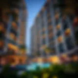 Luxurious exterior view of Atria Residences showcasing modern architecture