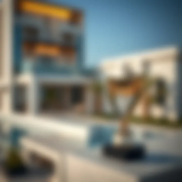 Recognition of Excellence in Real Estate Close-up view of an award trophy placed on a luxurious property