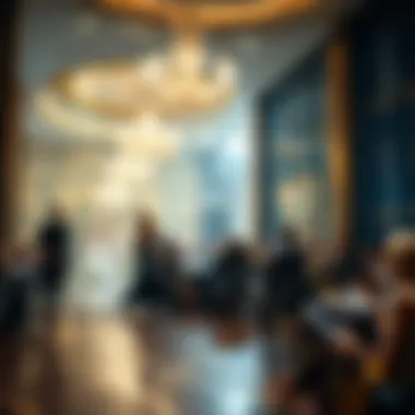 Elegant fashion event featuring Cavalli Couture amidst Dubai's opulence