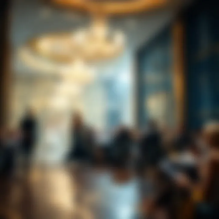 Elegant fashion event featuring Cavalli Couture amidst Dubai's opulence