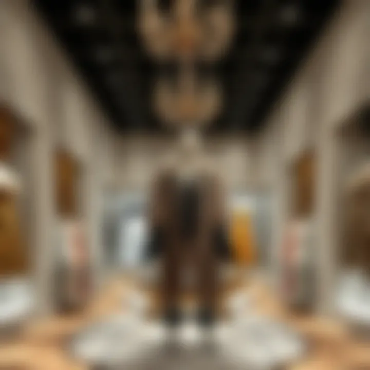 Exclusive Cavalli Couture collection displayed in a high-end Dubai gallery