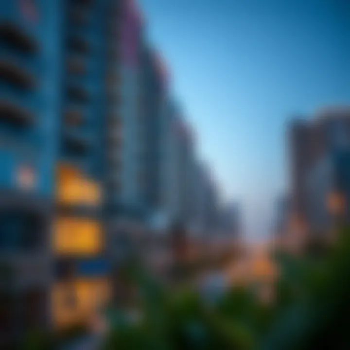 Real estate market trends showcasing investment opportunities in Dubai's affordable neighborhoods