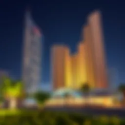 Stunning architectural view of Carson Tower B showcasing its modern design