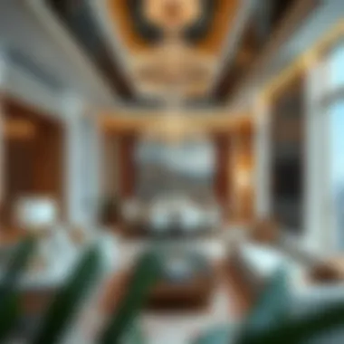 Interior design highlights of Carson Tower B emphasizing luxury living