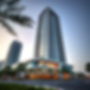 Exterior view of Al Nasr Tower 3 showcasing its architectural design