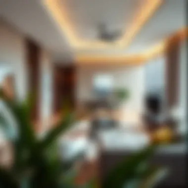 Exploring Modern Rental Interiors in Dubai Modern apartment interior in Dubai showcasing rental possibilities.