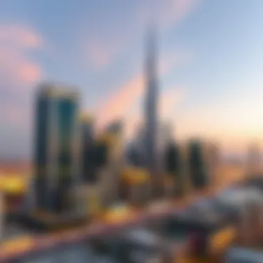 Stunning Skyline View of Dubai Stunning skyline view of Dubai showcasing real estate opportunities