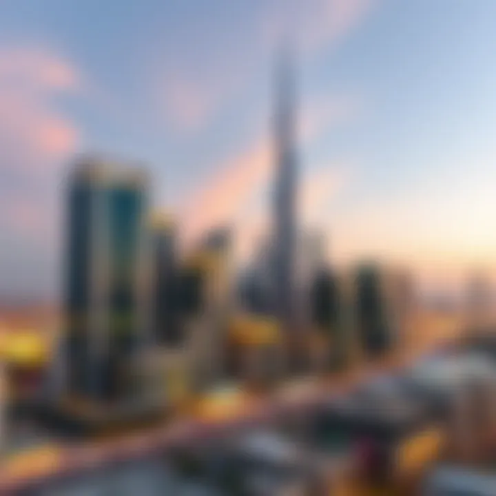Stunning Skyline View of Dubai Stunning skyline view of Dubai showcasing real estate opportunities
