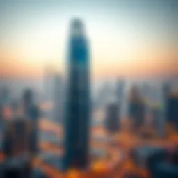 Stunning skyline view featuring AG Tower