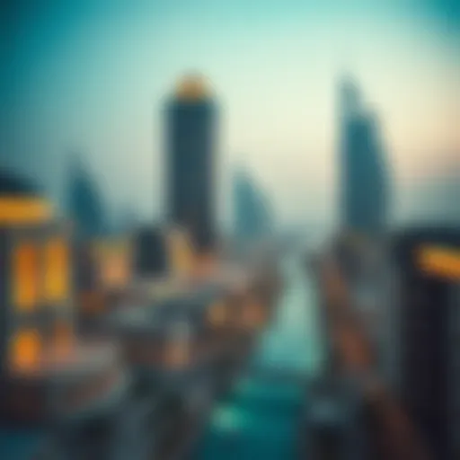 Majestic skyline view of Deyaar Jannat in Dubai