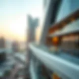 Stunning view of Dunya Tower's architectural design