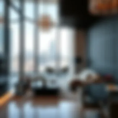 Modern Luxury in Dubai Apartments Luxurious apartment interior in Dubai showcasing modern design