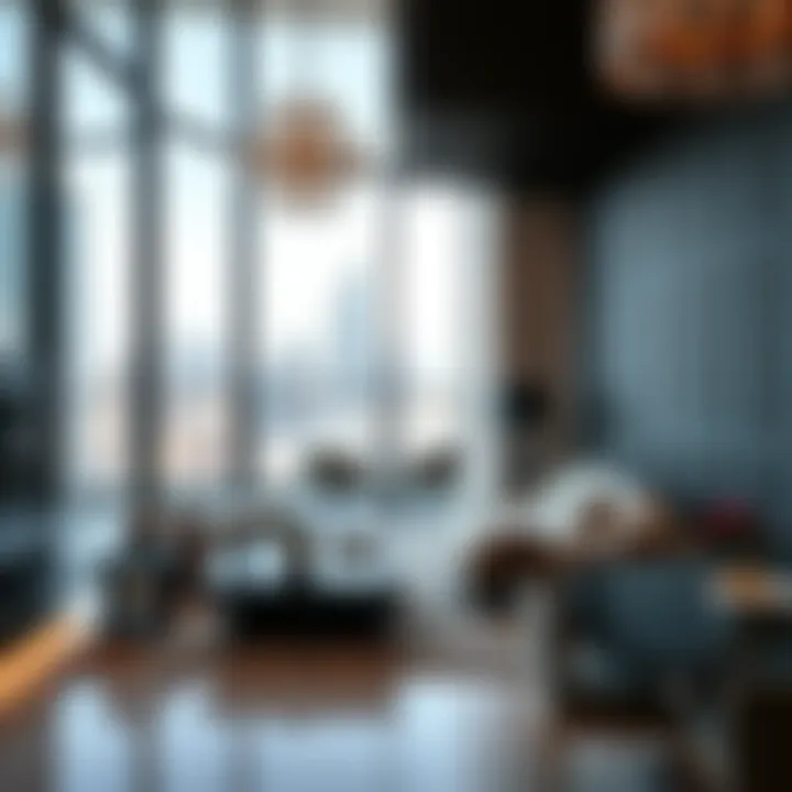 Modern Luxury in Dubai Apartments Luxurious apartment interior in Dubai showcasing modern design