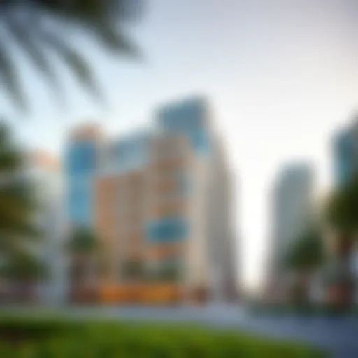 Stunning exterior view of Elora Emaar showcasing its modern architecture