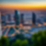 Stunning skyline view of Equiti Residence