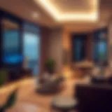 Modern 1 BHK living space in Liwan