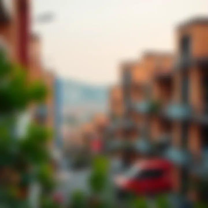 Scenic view of the Liwan neighborhood