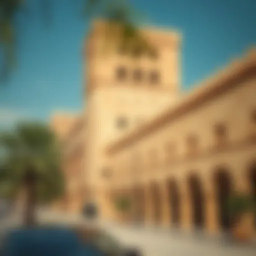 Historical architecture in Al Ghubaiba