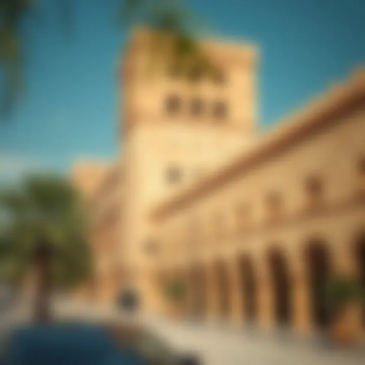 Historical architecture in Al Ghubaiba