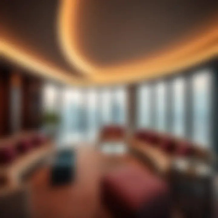 Luxurious amenities inside Al Habtoor Tower