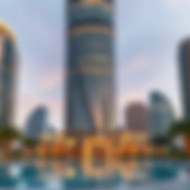Modern Architectural Design of Al Habtoor Tower Modern architectural design of Al Habtoor Tower