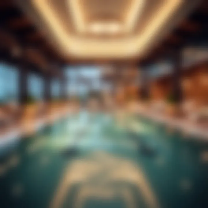 Amenities offered at Al-Mubazara Green Chalets including recreational facilities