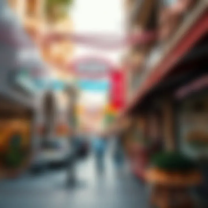 Vibrant shopping scene in Al Nahda