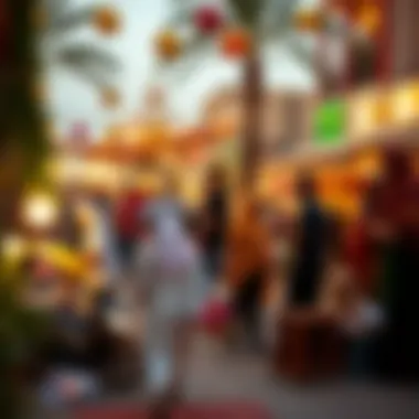 Vibrant community gathering in Al Shuaibah reflecting its cultural diversity