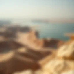 A stunning view of Al Shuaibah's landscape showcasing its unique geographical features