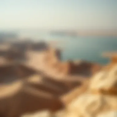 A stunning view of Al Shuaibah's landscape showcasing its unique geographical features