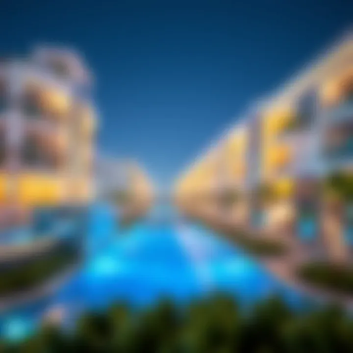 Modern residential developments in Al Shuaibah highlighting the real estate opportunities