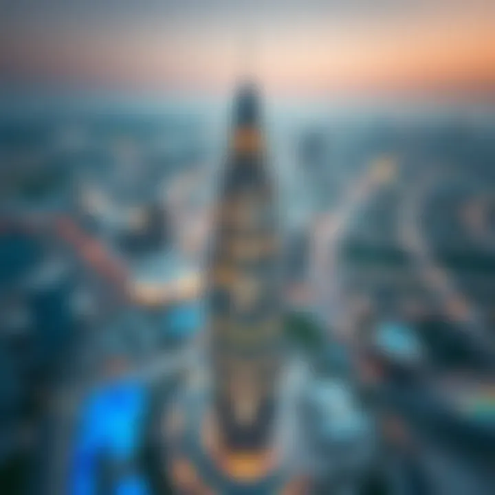 Strategic Location of Albatha Tower Aerial view highlighting the strategic location of Albatha Tower