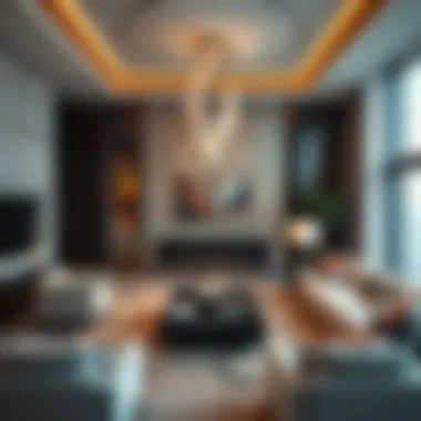 Luxurious Living at Albatha Tower Interior design showcasing luxury amenities in Albatha Tower