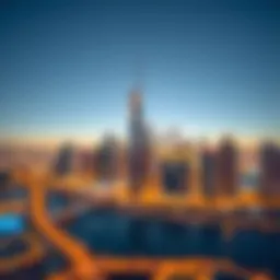 Stunning view of International City skyline