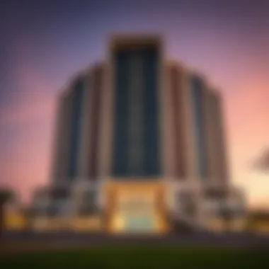 Exterior view of the Apricot Building showcasing modern architecture