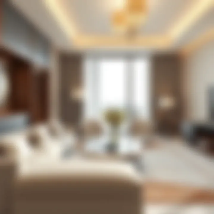 Interior design of a residential unit in the Apricot Building