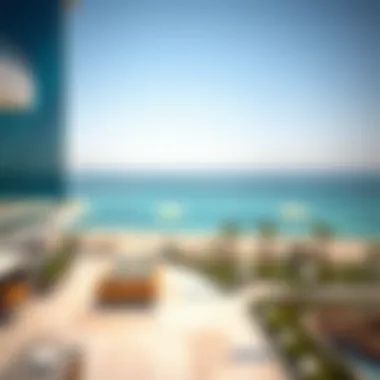 Breathtaking Beachfront Views from Azizi Mina Spectacular beachfront and sea view