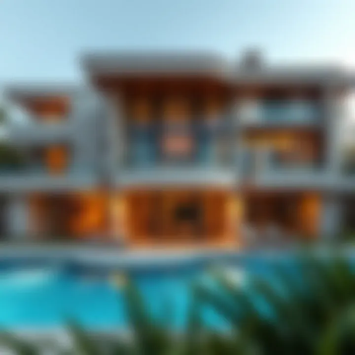 Modern villa with stunning architecture in Dubai