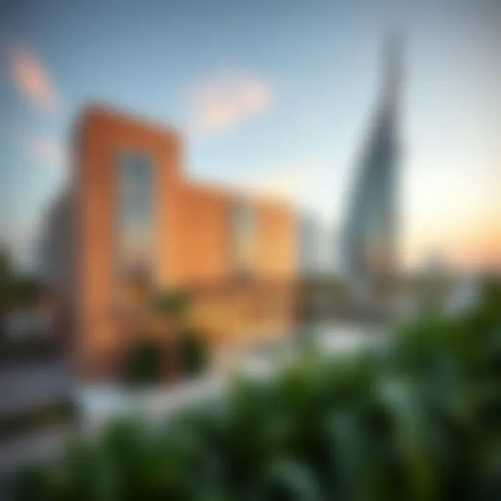 Sustainable features integrated into Burj Mansur's design representing modern living