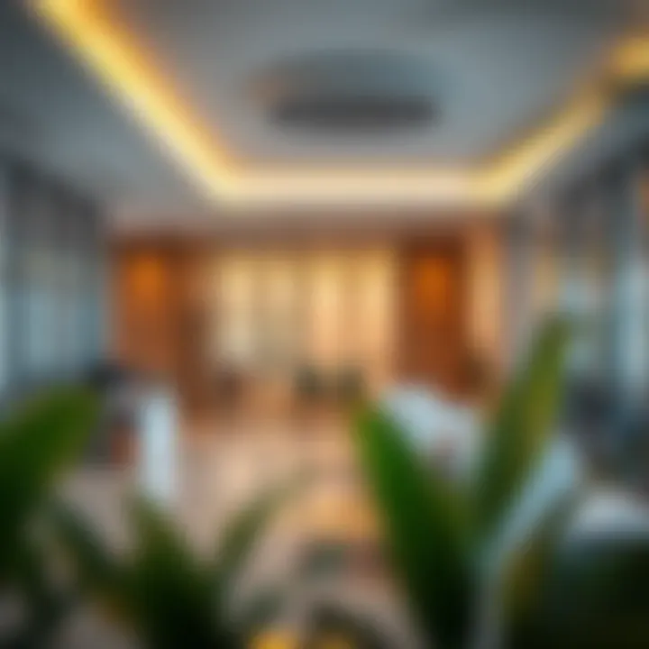 Interior of a modern office space in a Dubai free zone