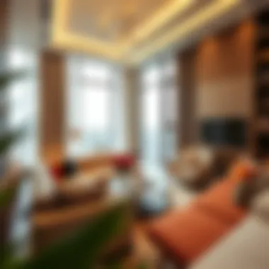 A cozy living space designed for families in Dubai