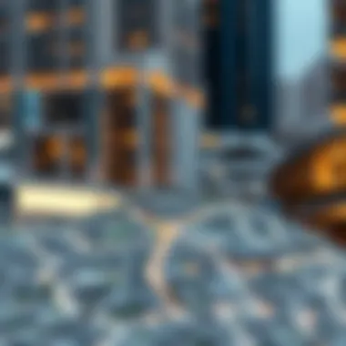 Map illustrating top neighborhoods for investment in Dubai