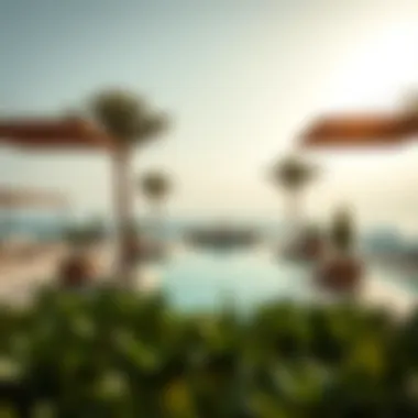 Lavish recreational area with stunning views and amenities