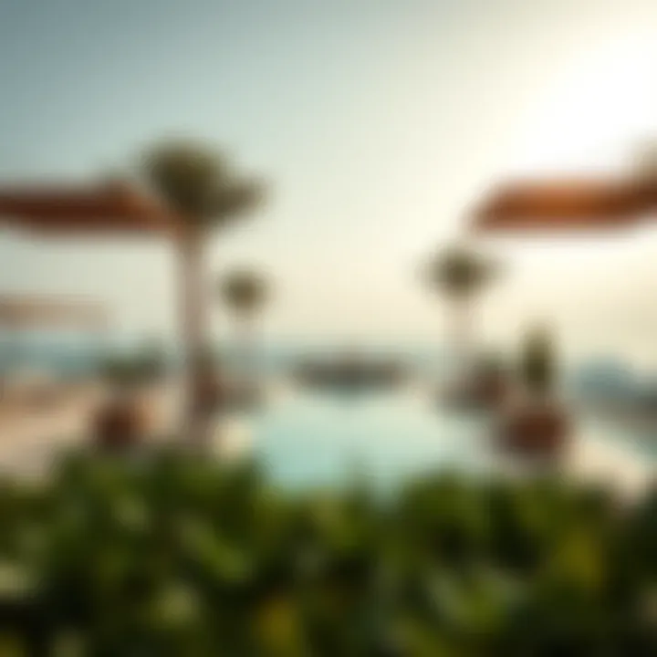 Lavish recreational area with stunning views and amenities